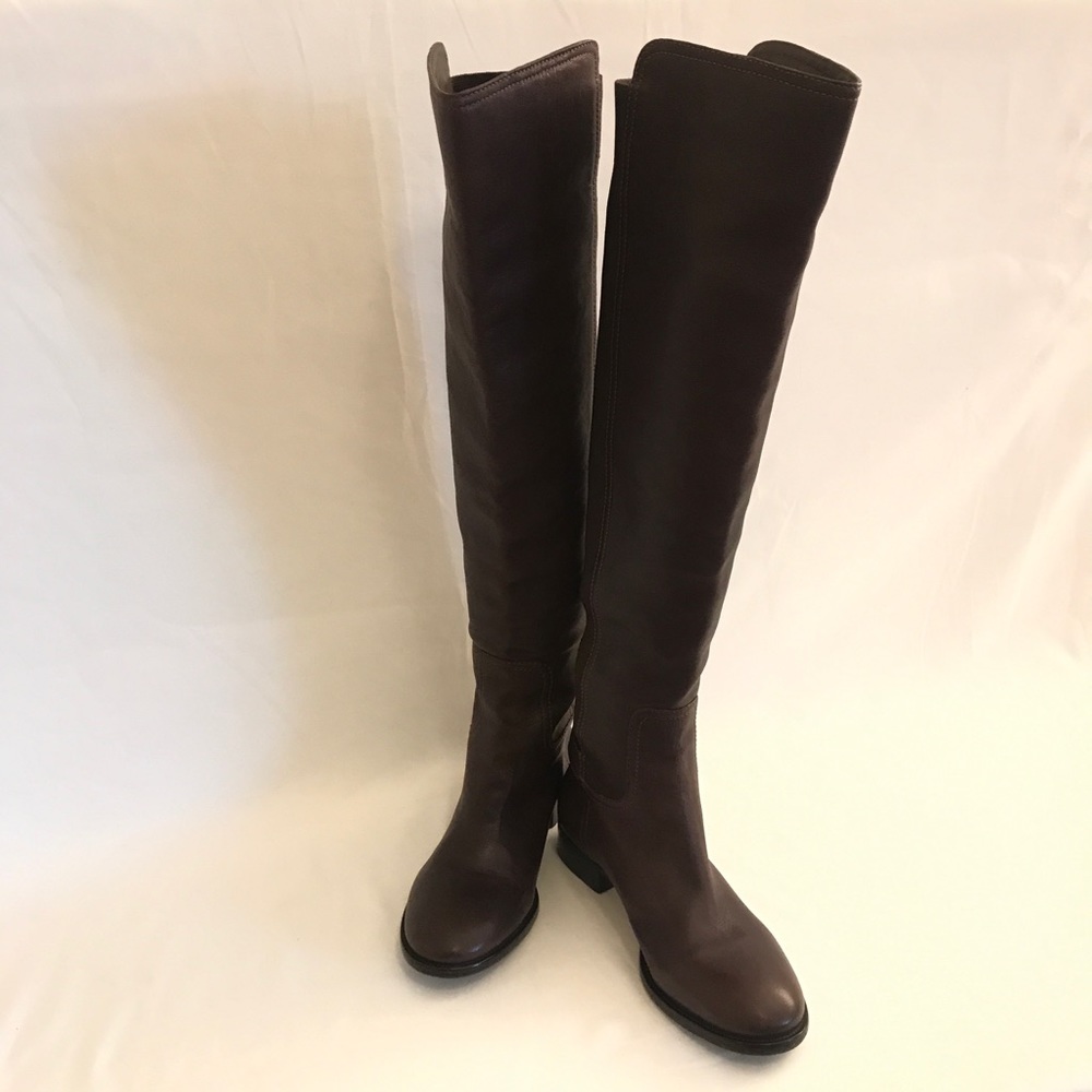 TORY BURCH STRETCH LEATHER BOOTS